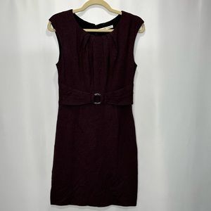Trina Turk Gray Sleeveless Sheath Dress